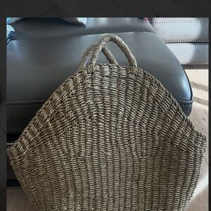Elegant  Fabulous Tan Woven Tote Bag